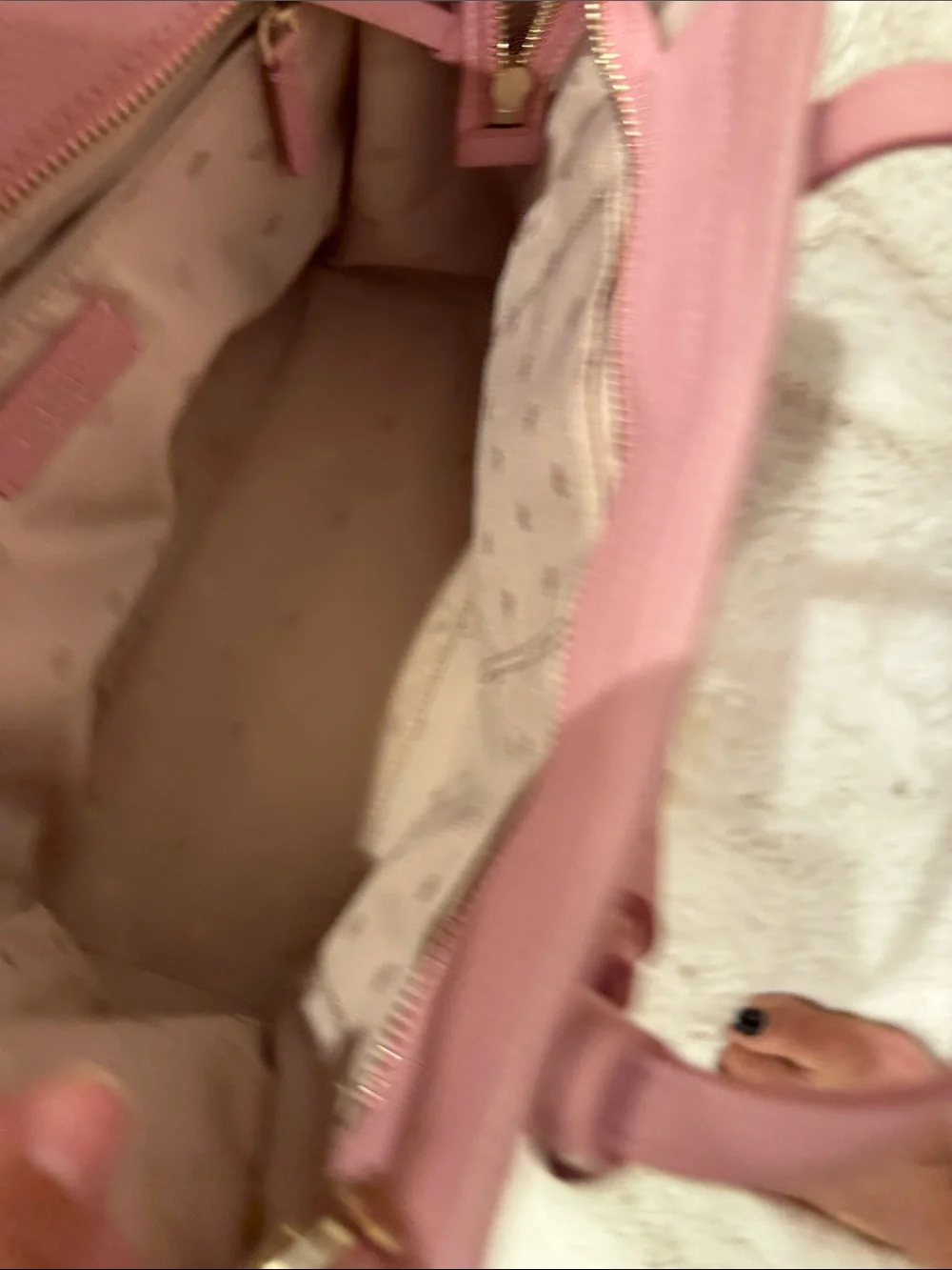 kate spade Pink Tweed Satchel with Tassel